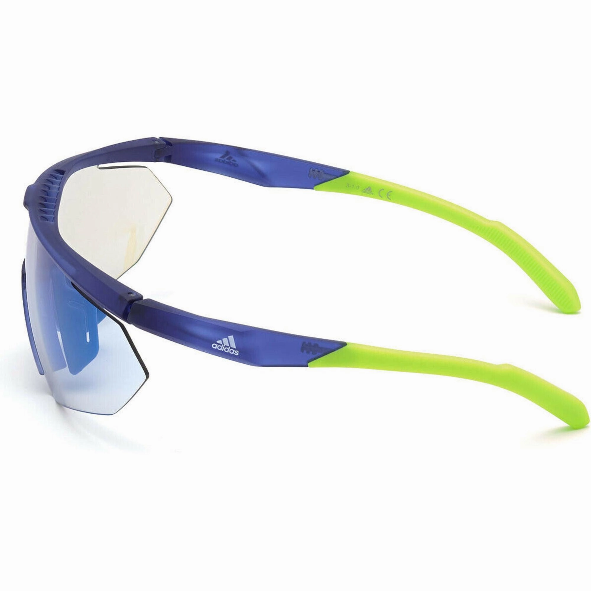 Adidas Men's Sunglasses - Shield Plastic Frame Blue Mirror Lens | ADIDAS SP0015 91X