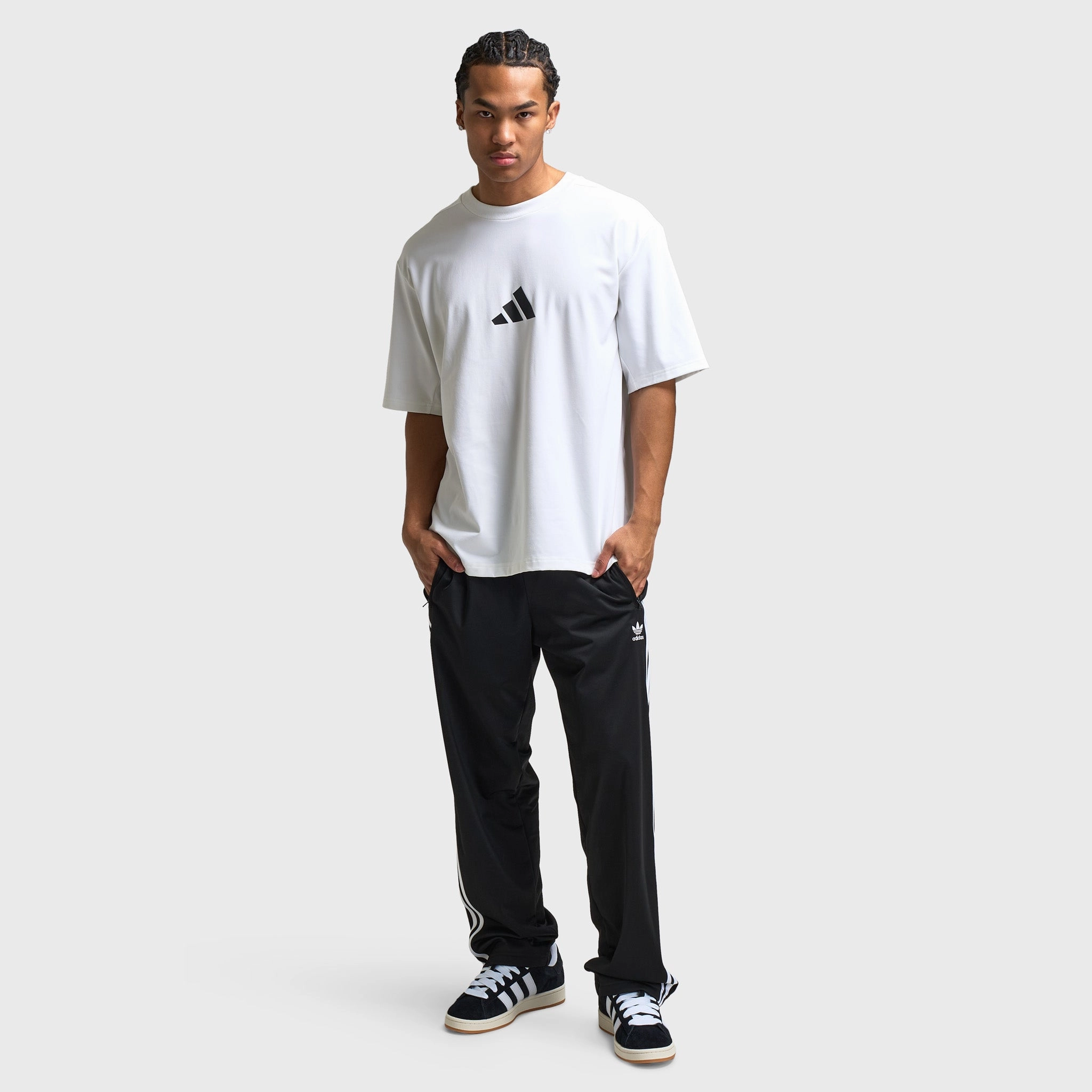 adidas Z.N.E. Loose-Fit T-Shirt / White