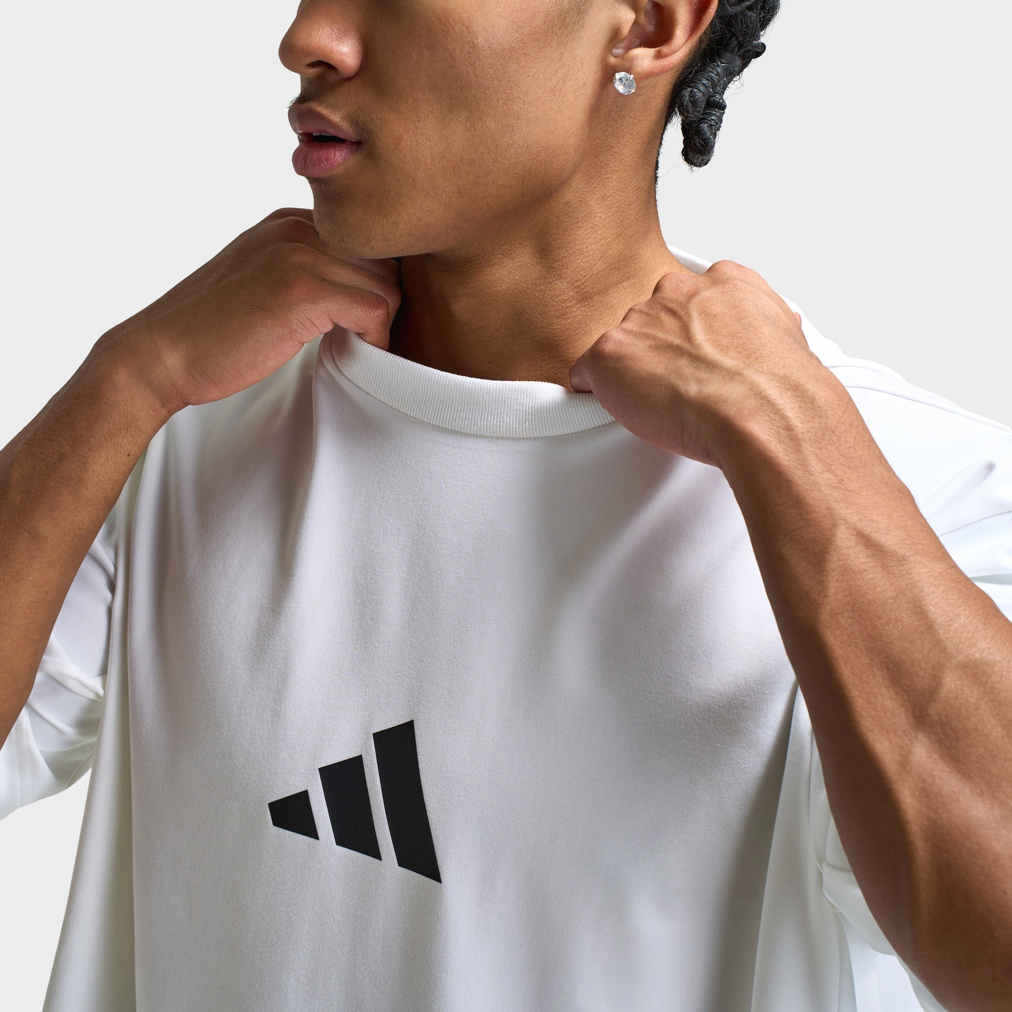 adidas Z.N.E. Loose-Fit T-Shirt / White