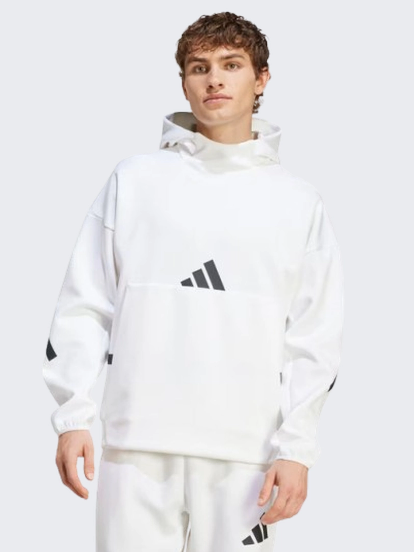 Adidas Z N E Men Sportswear Hoody White