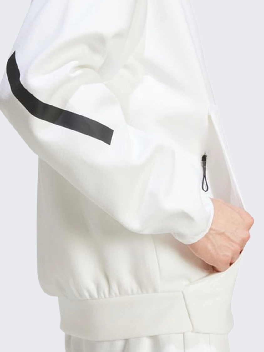 Adidas Z N E Men Sportswear Hoody White