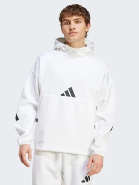 Adidas Z N E Men Sportswear Hoody White