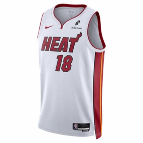 Alec Burks Nike Miami HEAT Association White Swingman Jersey