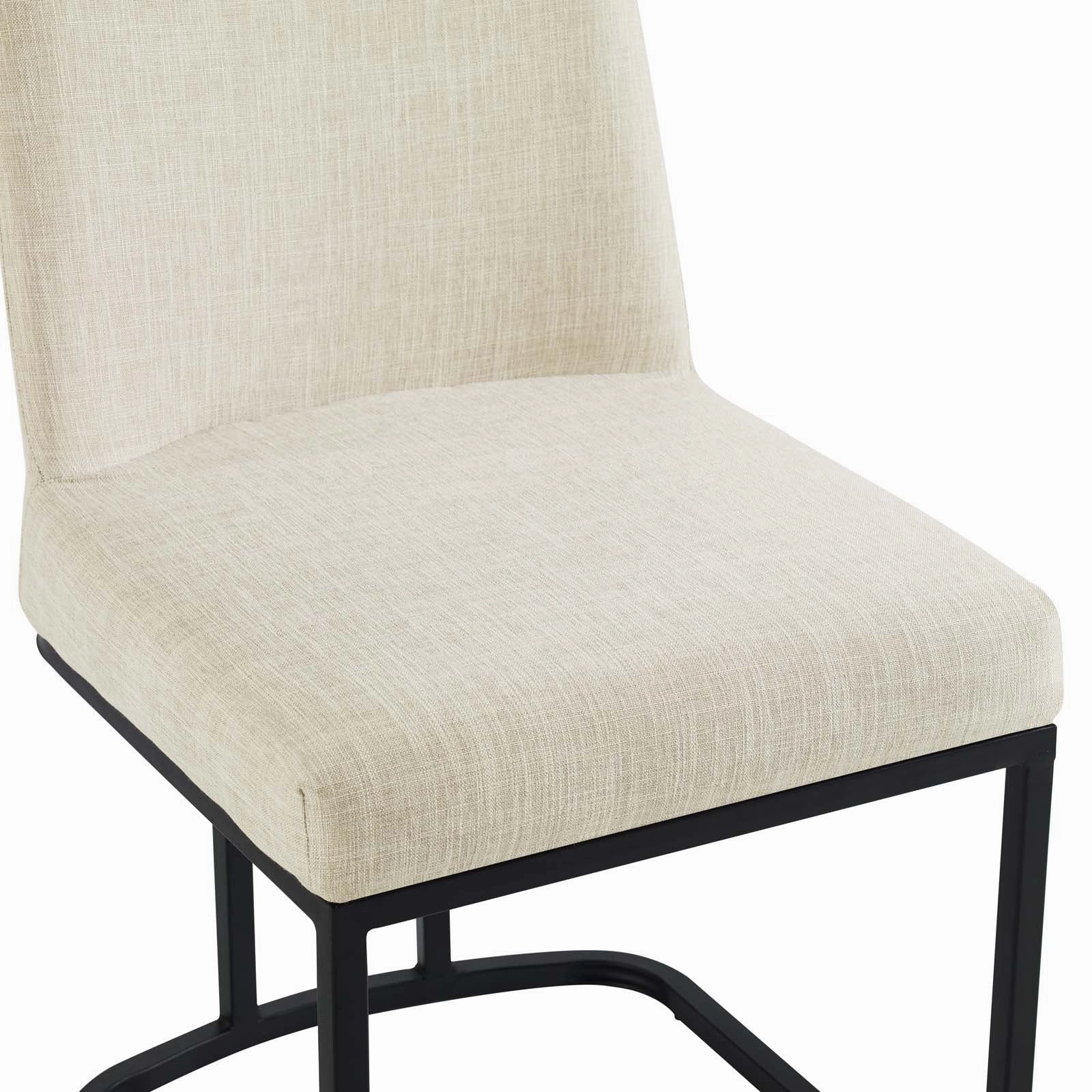 Amplify Sled Base Upholstered Fabric Dining Side Chair by Modway