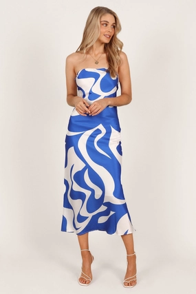 Angel Dress - Blue Swirl