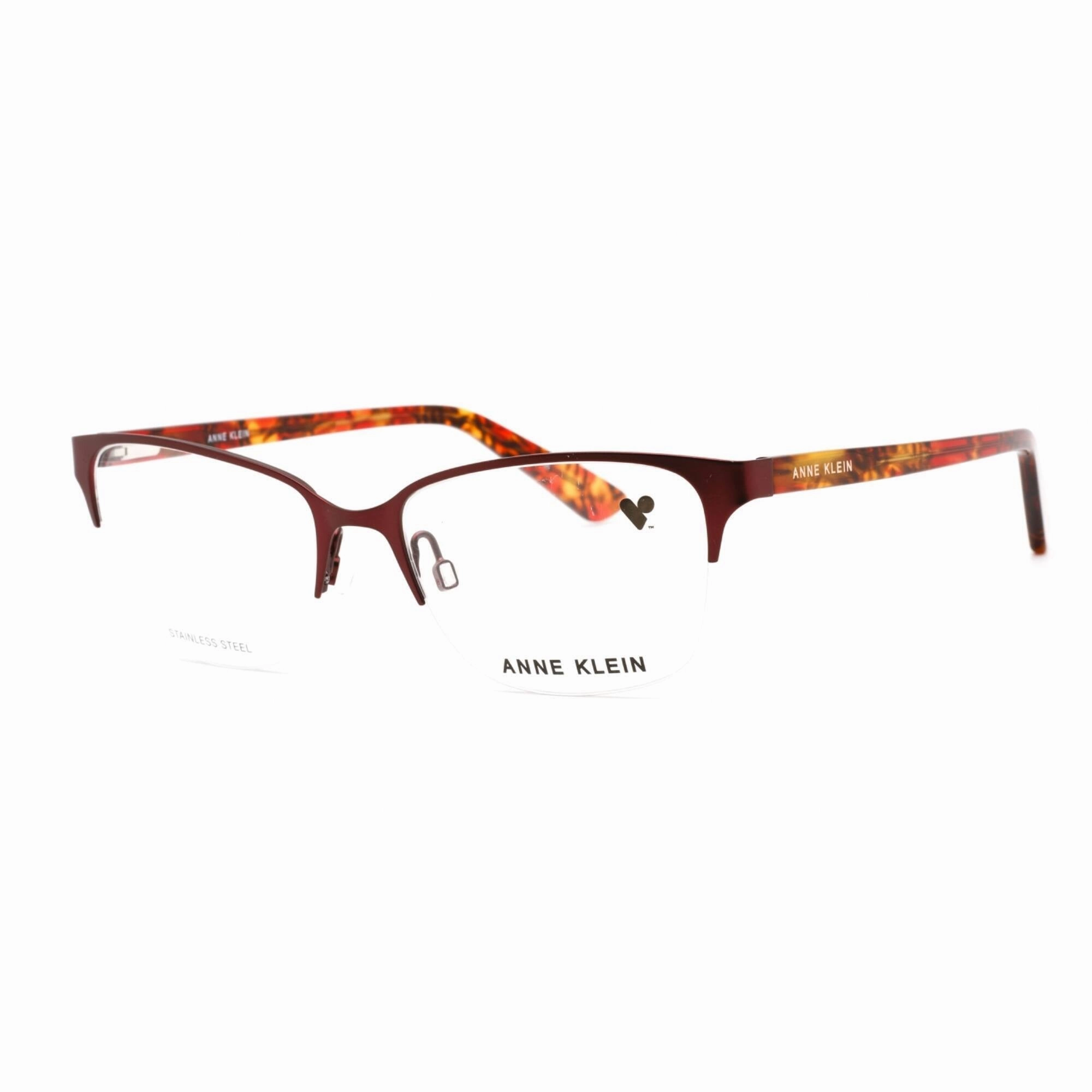 Anne Klein Men's Eyeglasses - Merlot Rectangular Acetate/Metal Frame | AK5083 603