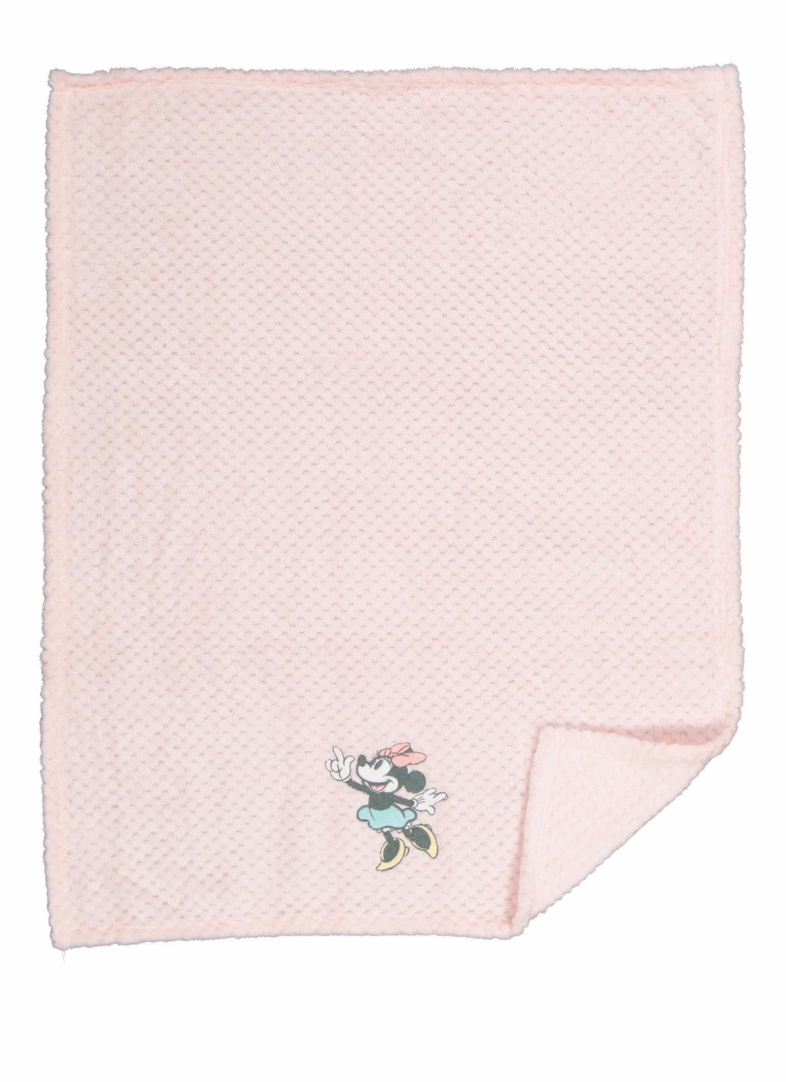 Baby Girls Minnie Mouse Graphic Plush Blankets 2 Pack
