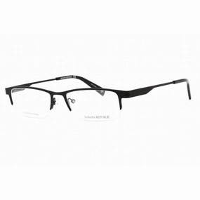 Banana Republic Men's Eyeglasses - Clear Demo Lens Matte Black Frame | BR 102 0003 00