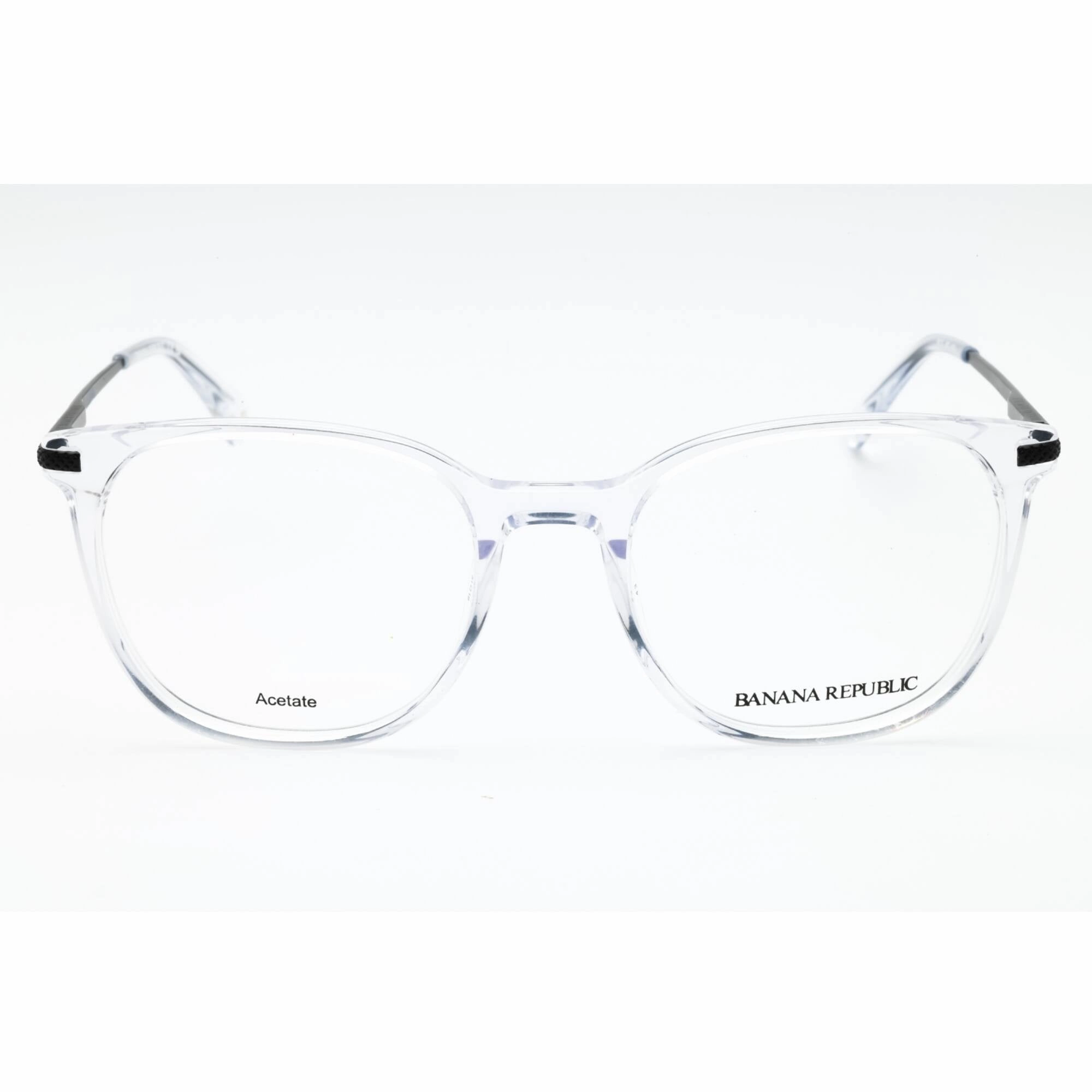 Banana Republic Men's Eyeglasses - Crystal Square Full Rim Frame | BR 110 0900 00