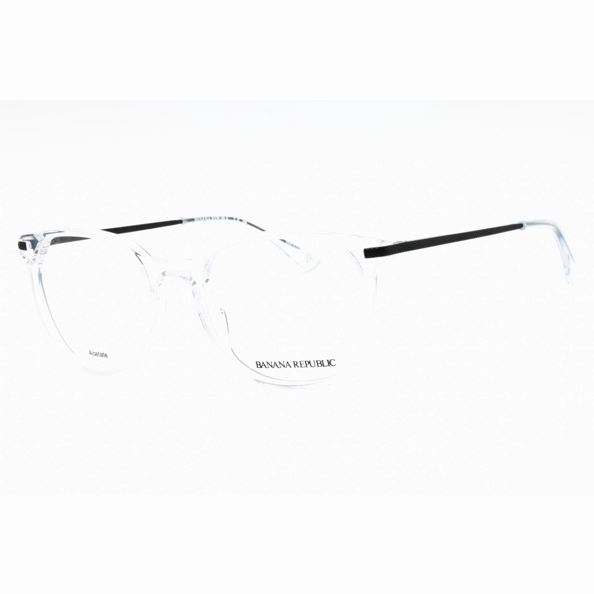 Banana Republic Men's Eyeglasses - Crystal Square Full Rim Frame | BR 110 0900 00