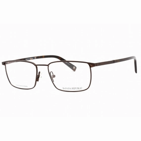 Banana Republic Men's Eyeglasses - Matte Brown Rectangular Frame | BR 103 04IN 00