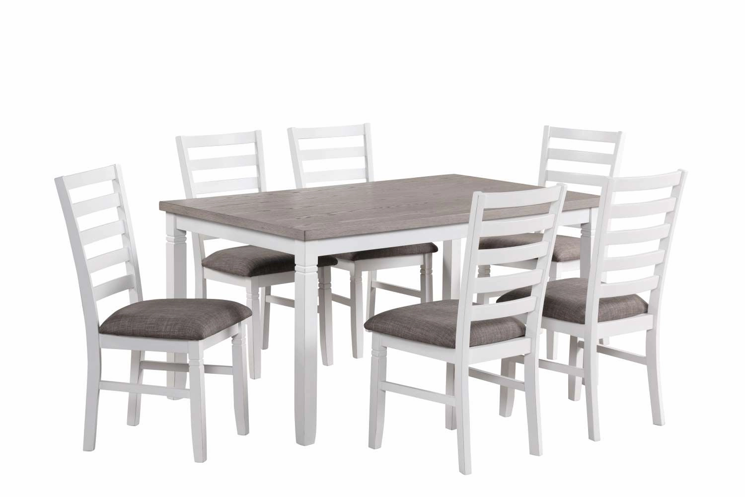 Breeze Side Chair - White, Grey