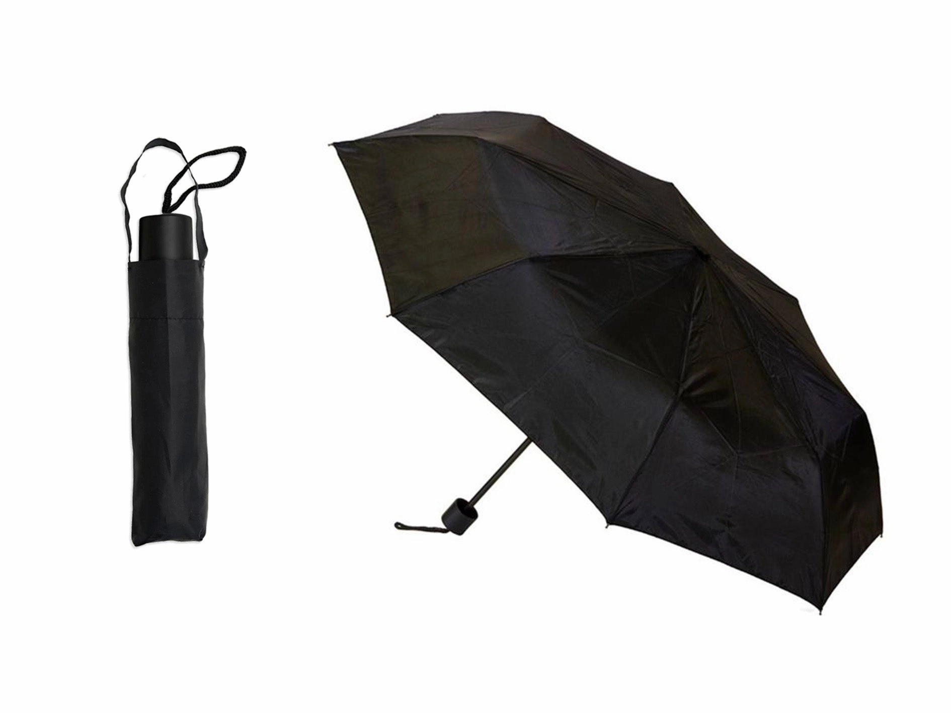 Brellerz Basic Folding Umbrella Black <br> B3100