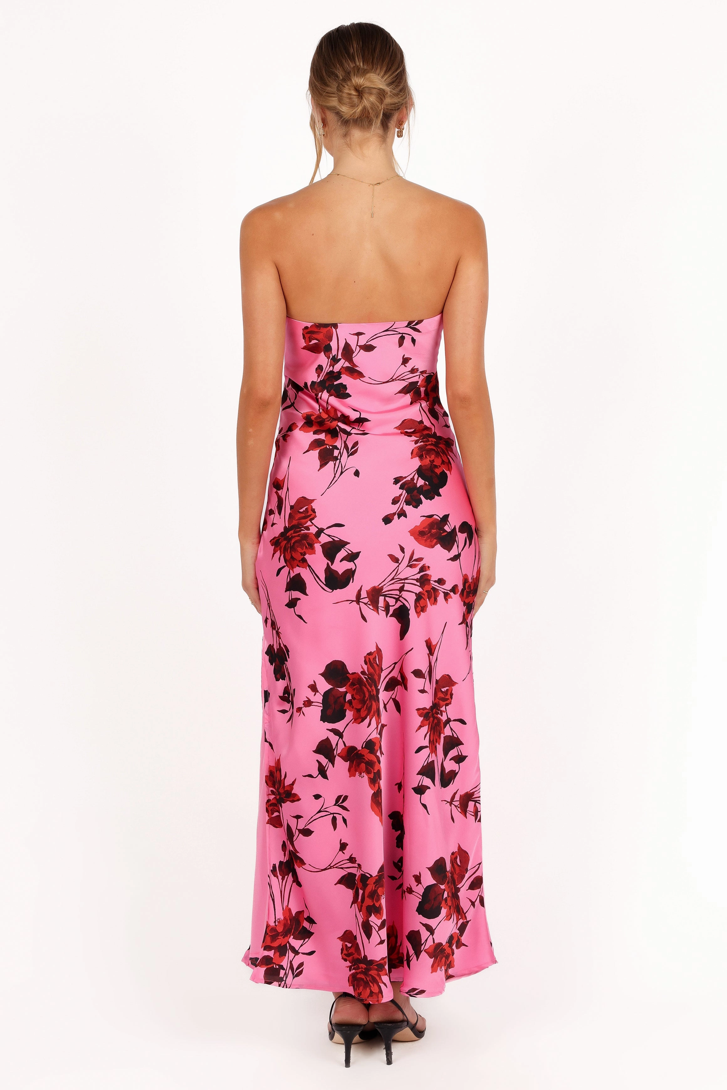 Bryden Maxi Strapless Dress - Rose/Pink