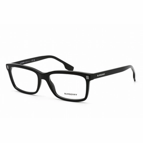 Burberry Men's Eyeglasses - Clear Lens Black Plastic Rectangular Frame | 0BE2352 3001