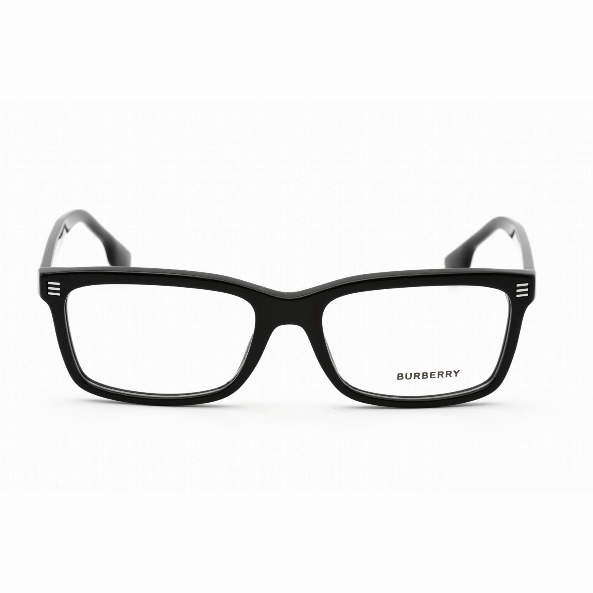 Burberry Men's Eyeglasses - Clear Lens Black Plastic Rectangular Frame | 0BE2352 3001