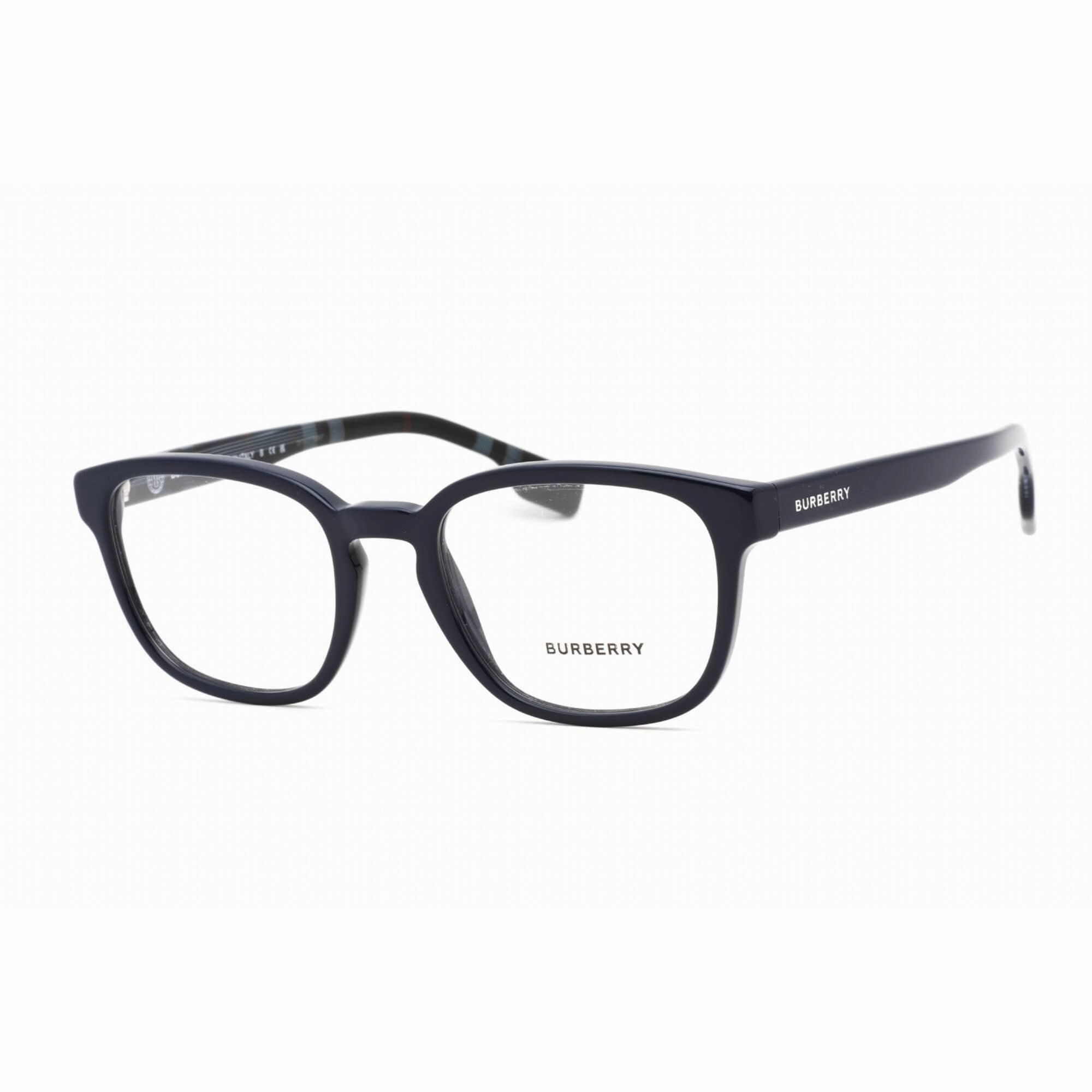 Burberry Men's Eyeglasses - Full Rim Rectangular Dark Blue Plastic | 0BE2344 4076