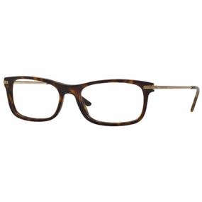 Burberry Men's Eyeglasses - Matt Dark Havana Rectangular Frame | BURBERRY 0BE2195 3536