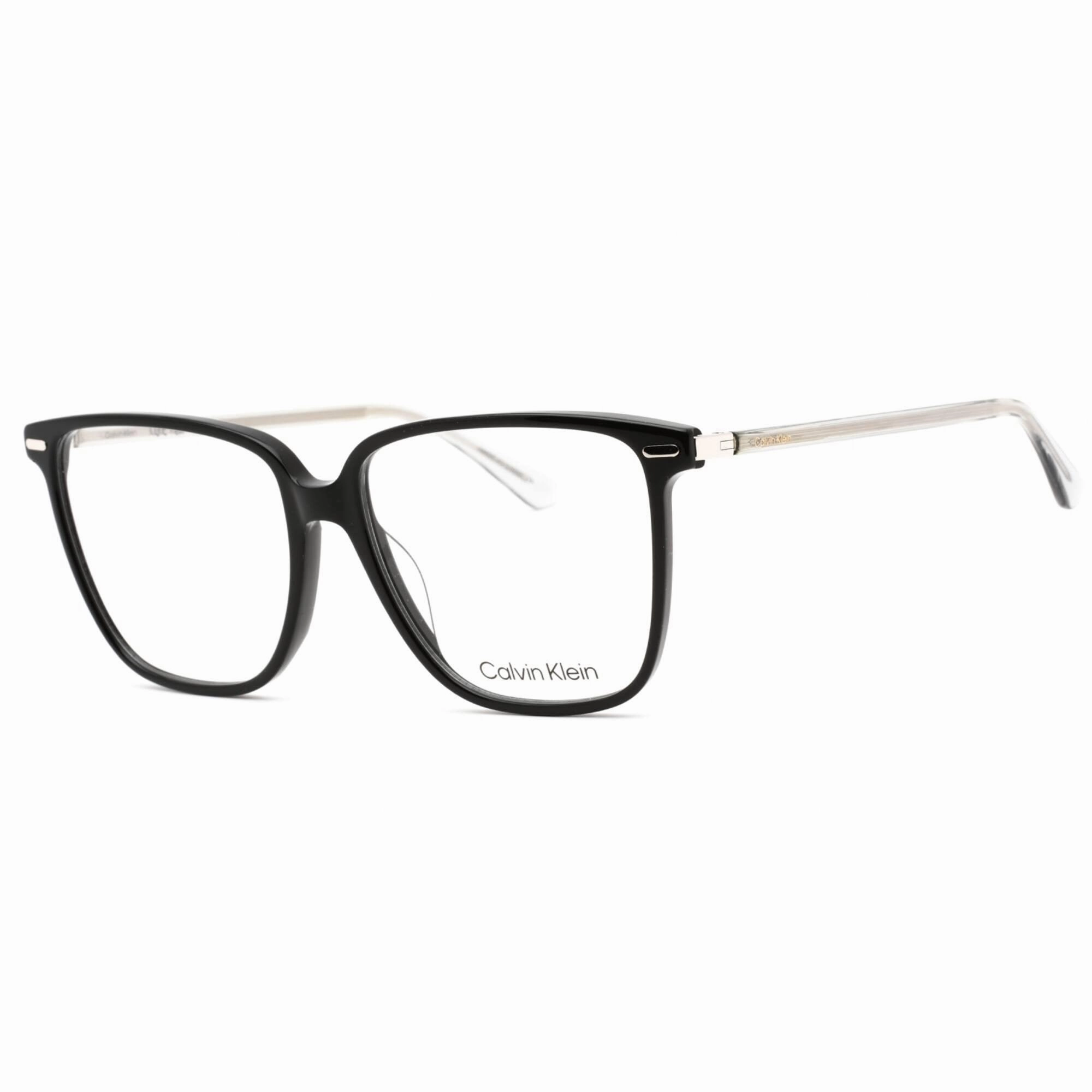 Calvin Klein Men's Eyeglasses - Full Rim Black Plastic Rectangular Frame | CK22543 001