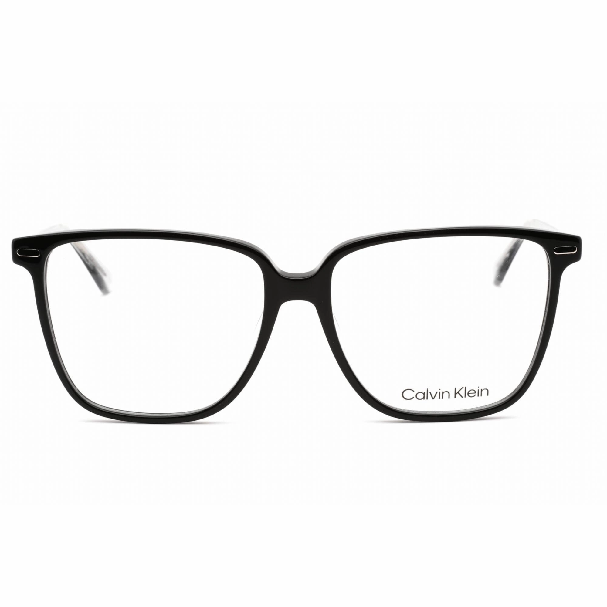 Calvin Klein Men's Eyeglasses - Full Rim Black Plastic Rectangular Frame | CK22543 001