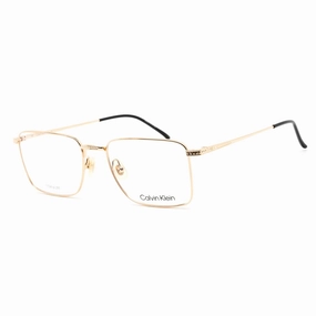 Calvin Klein Men's Eyeglasses - Gold Titanium Rectangular Shape Frame | CK22109T 717