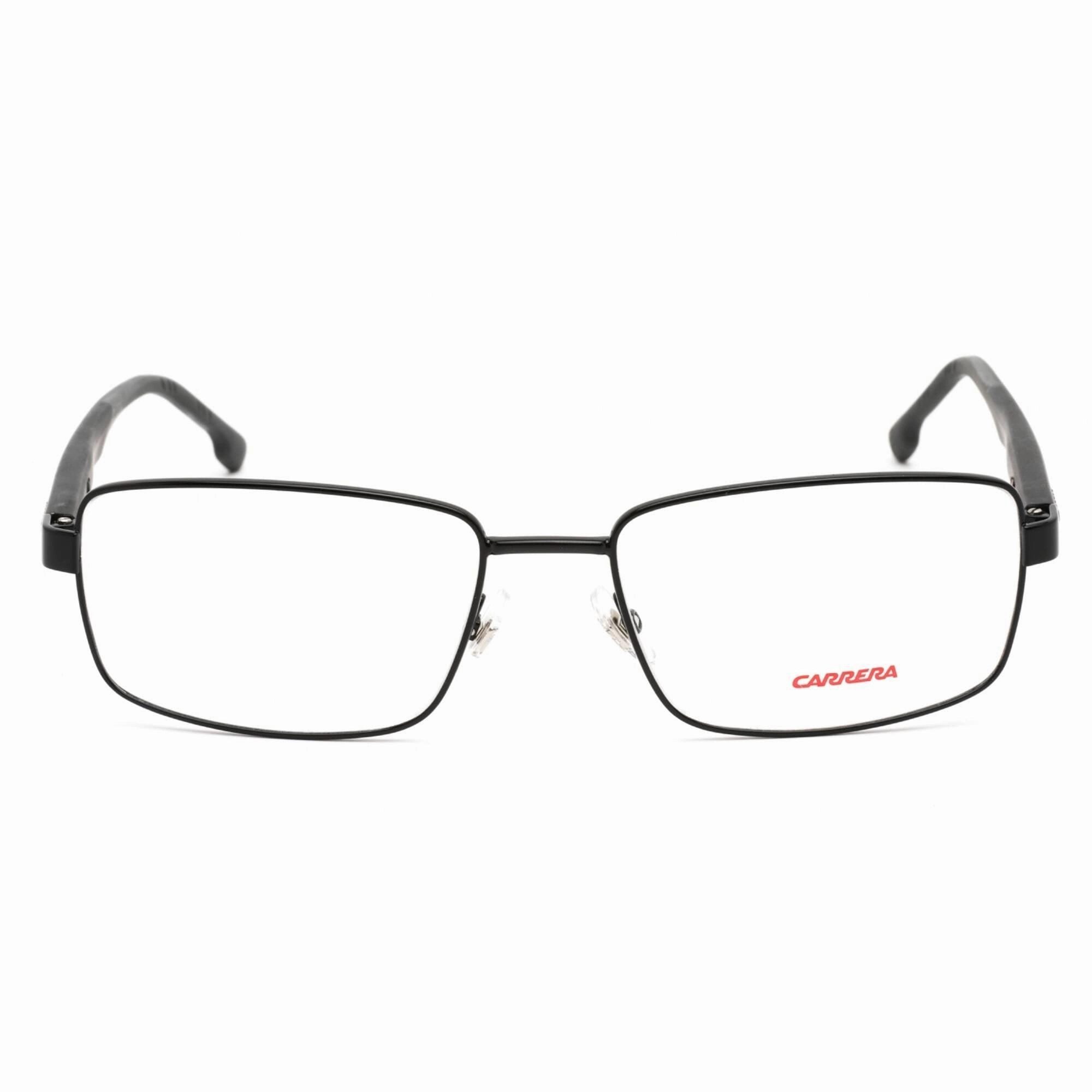 Carrera Men's Eyeglasses - Clear Lens Black Metal Rectangular Frame | CA 8877 0807 00