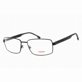 Carrera Men's Eyeglasses - Clear Lens Black Metal Rectangular Frame | CA 8877 0807 00