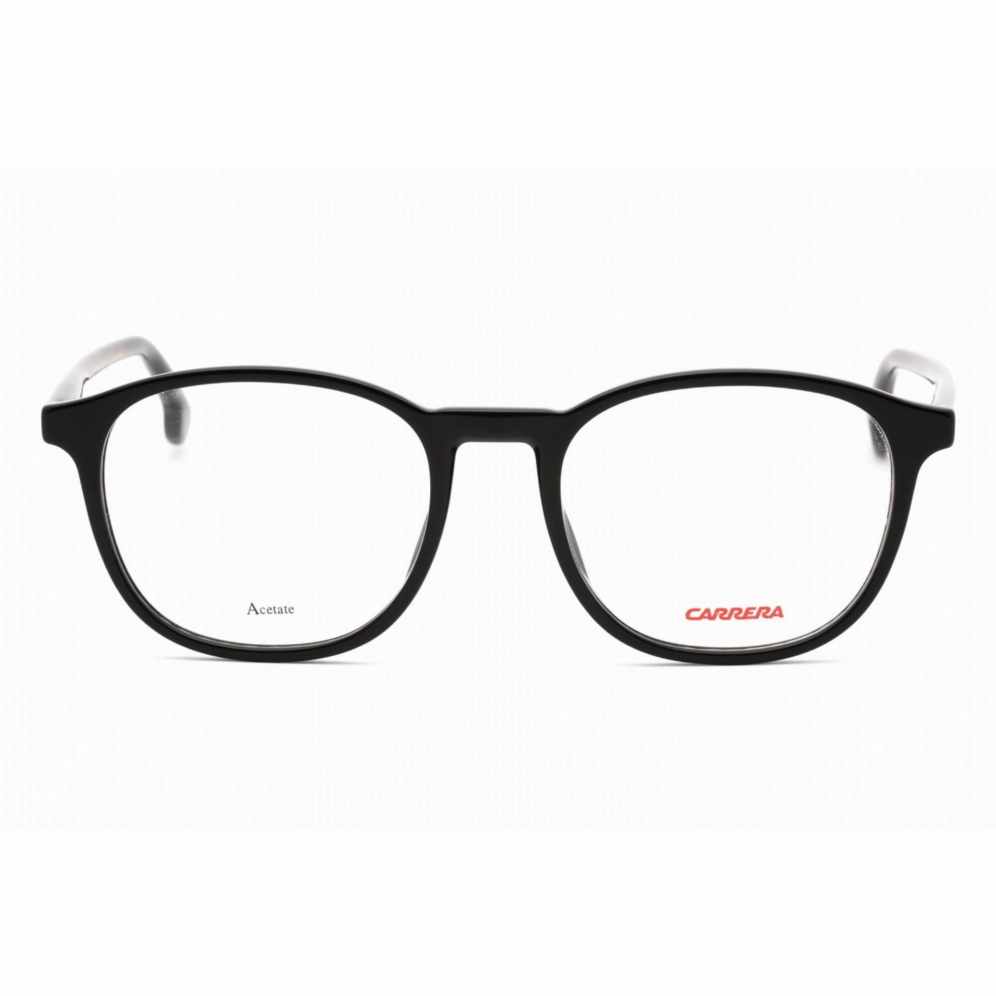 Carrera Men's Eyeglasses - Havana Black Round Plastic Frame | CARRERA 215 0581 00