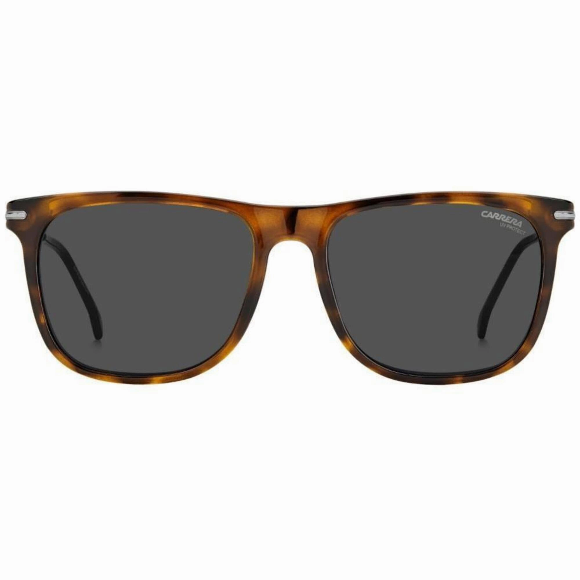 Carrera Men's Sunglasses - Havana Polyamide Square Shape Frame Grey Lens | 276/S 86