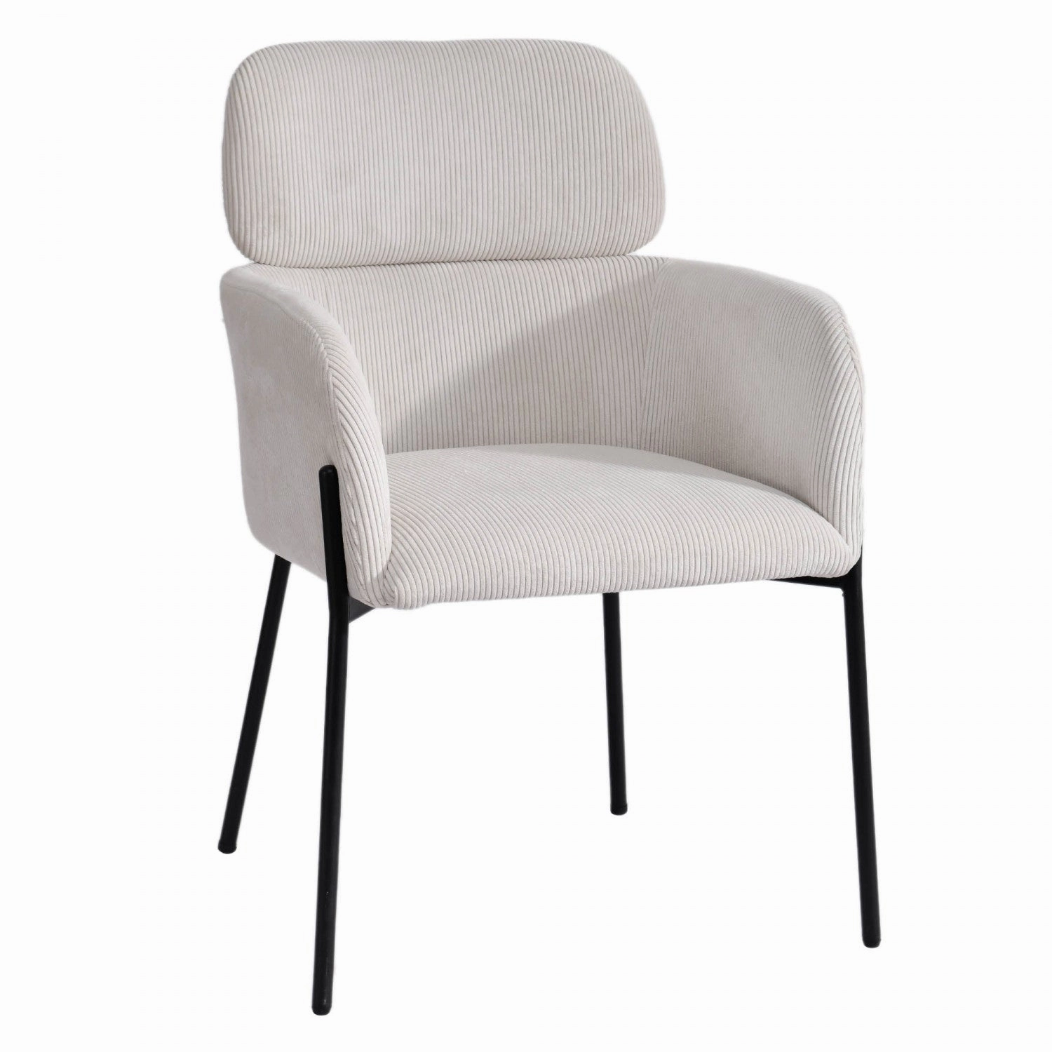 Celon Dining Chair - Corduroy White