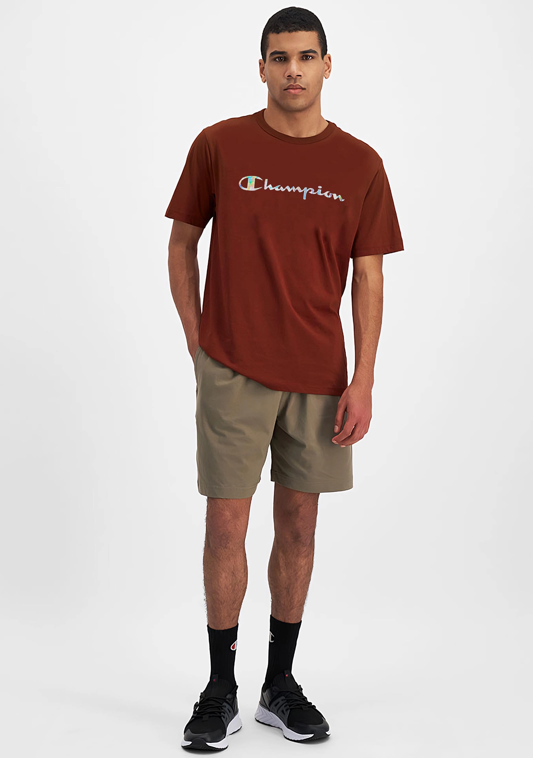 Champion Men's Foil Logo Tee