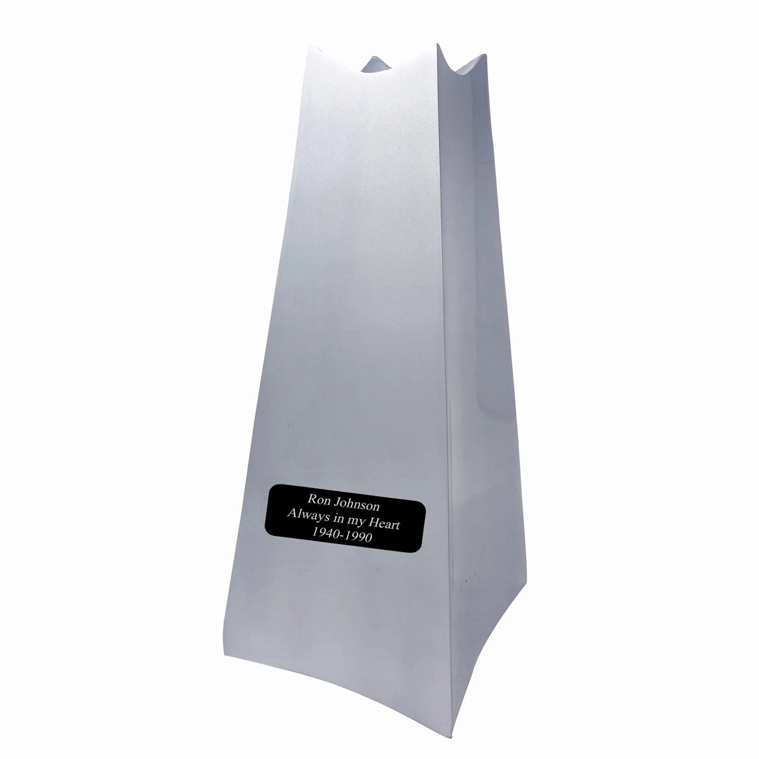 Championship Trophy Cremation Urn with Optional Jacksonville Jaguars Ball Decor and Custom Metal Plaque