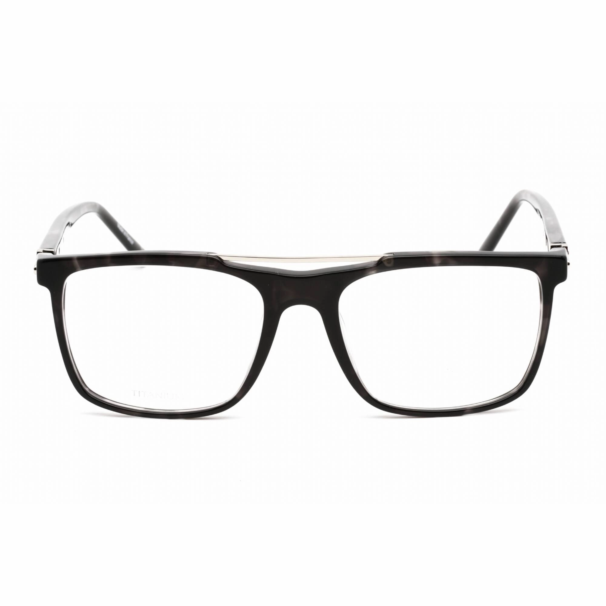 Charriol Men's Eyeglasses - Clear Lens Grey Marble Acetate Square Frame | PC75067 C03