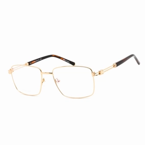 Charriol Men's Eyeglasses - Clear Lens Shiny Gold Titanium Square Frame | PC75090 C01