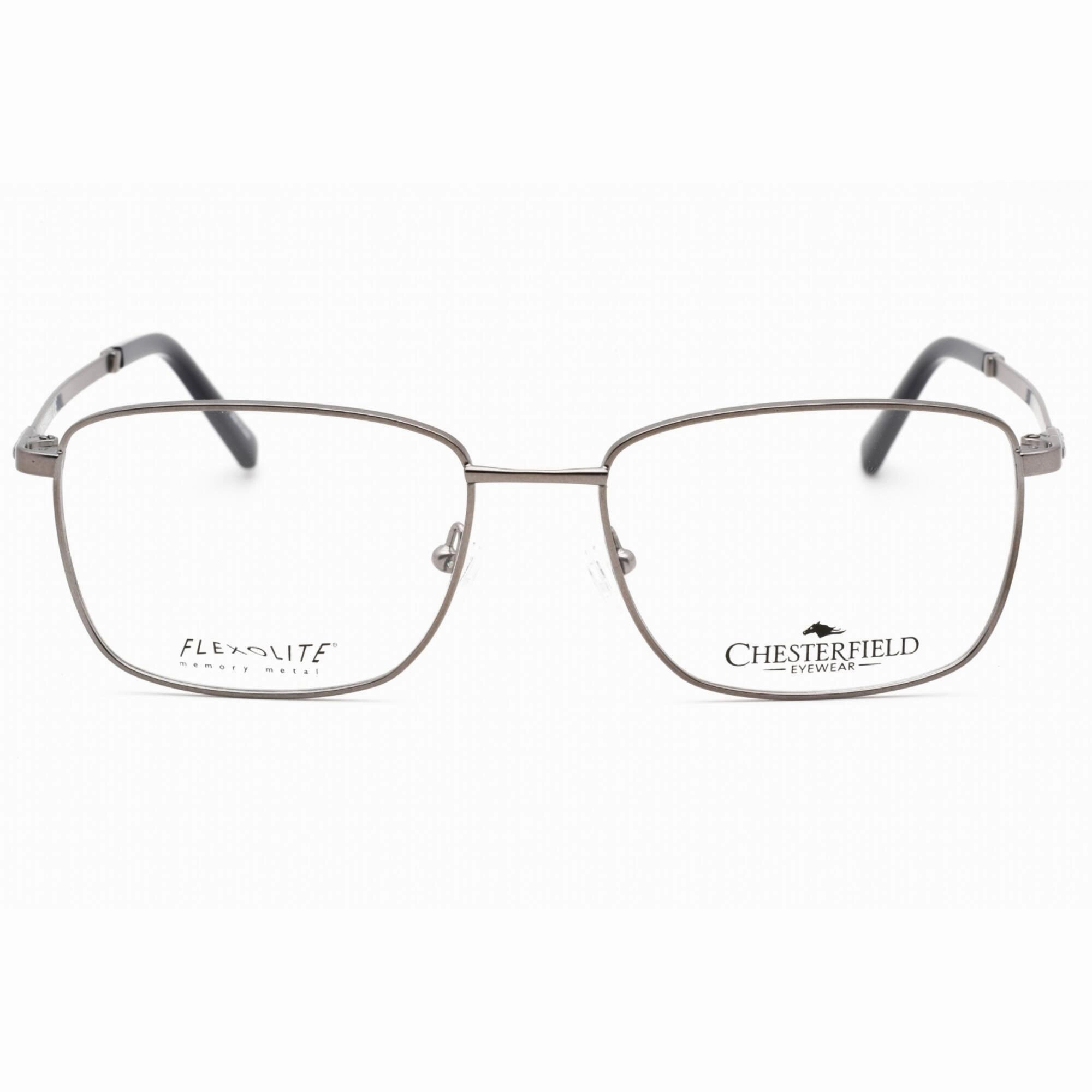 Chesterfield Men's Eyeglasses - Ruthenium Rectangular Full Rim Frame | CH 895 06LB 00