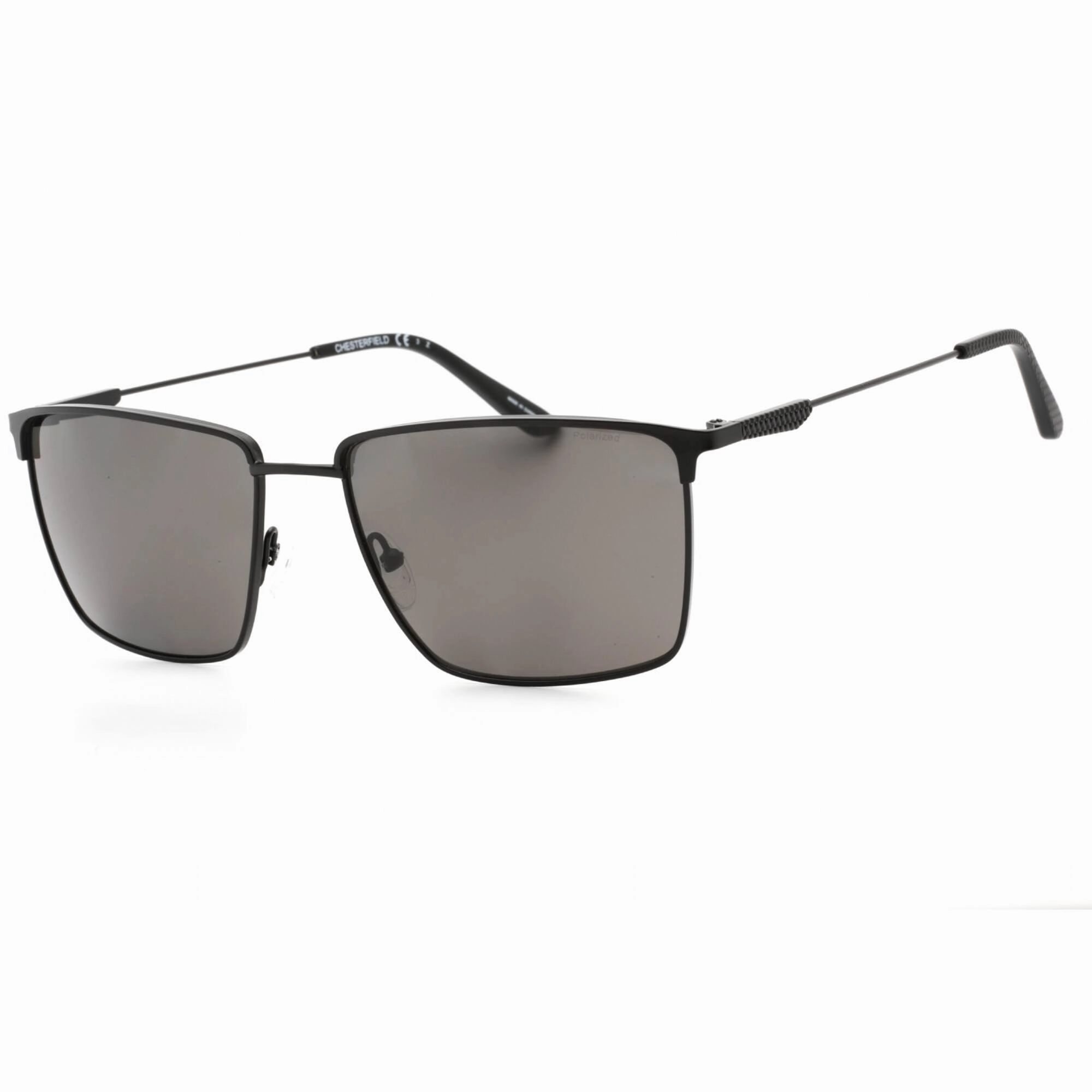 Chesterfield Men's Sunglasses - Grey Lens Matte Black Metal Frame | CH 17/S 0003 M9