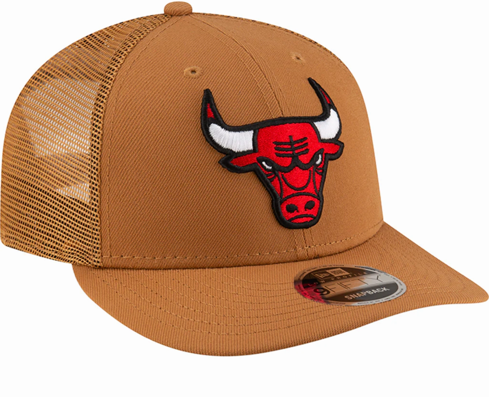 Chicago Bulls New Era Bronze Low Profile Trucker 9FIFTY Snapback Hat