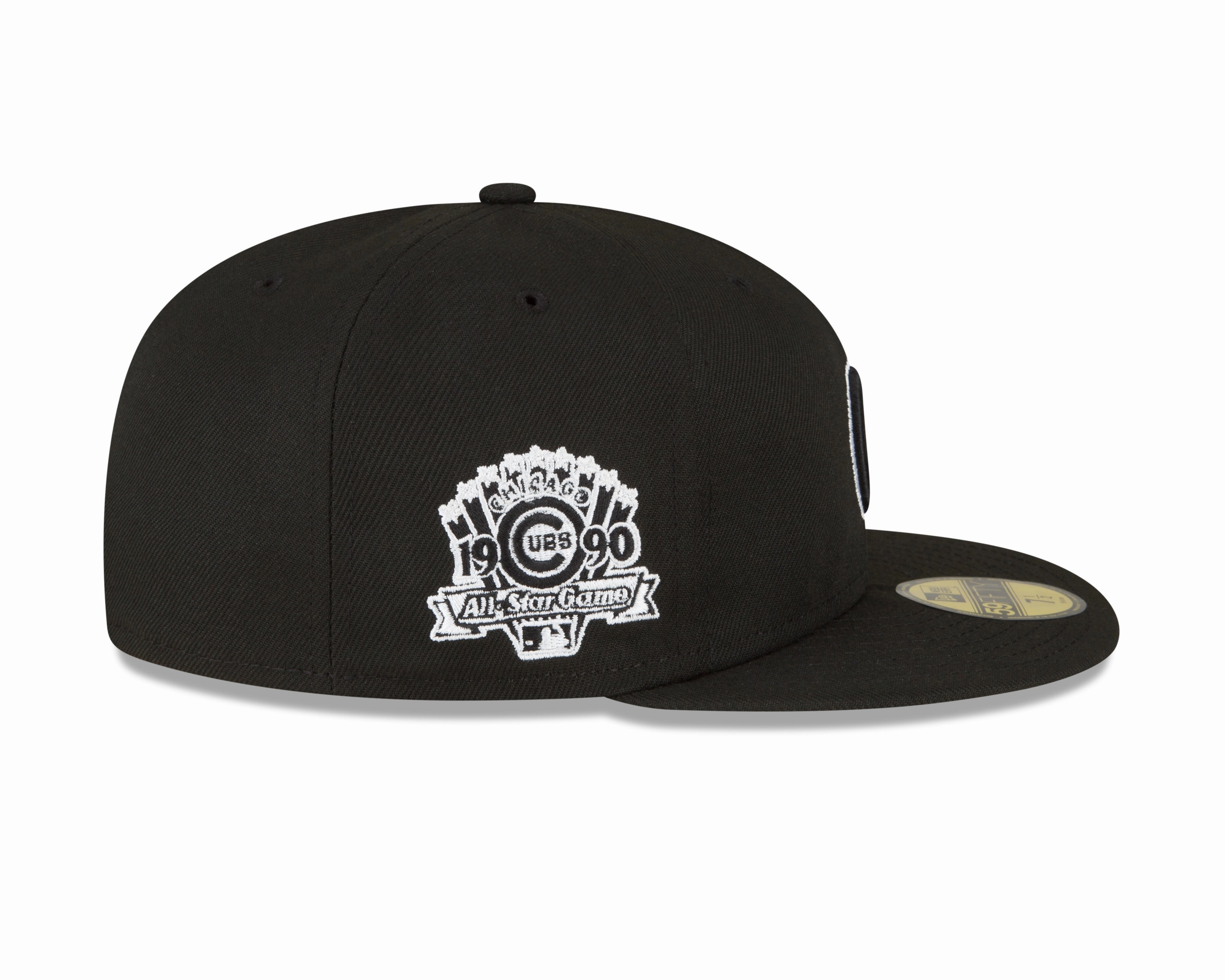 Chicago Cubs 1990 All Star Game Black New Era 59Fifty Fitted Hat