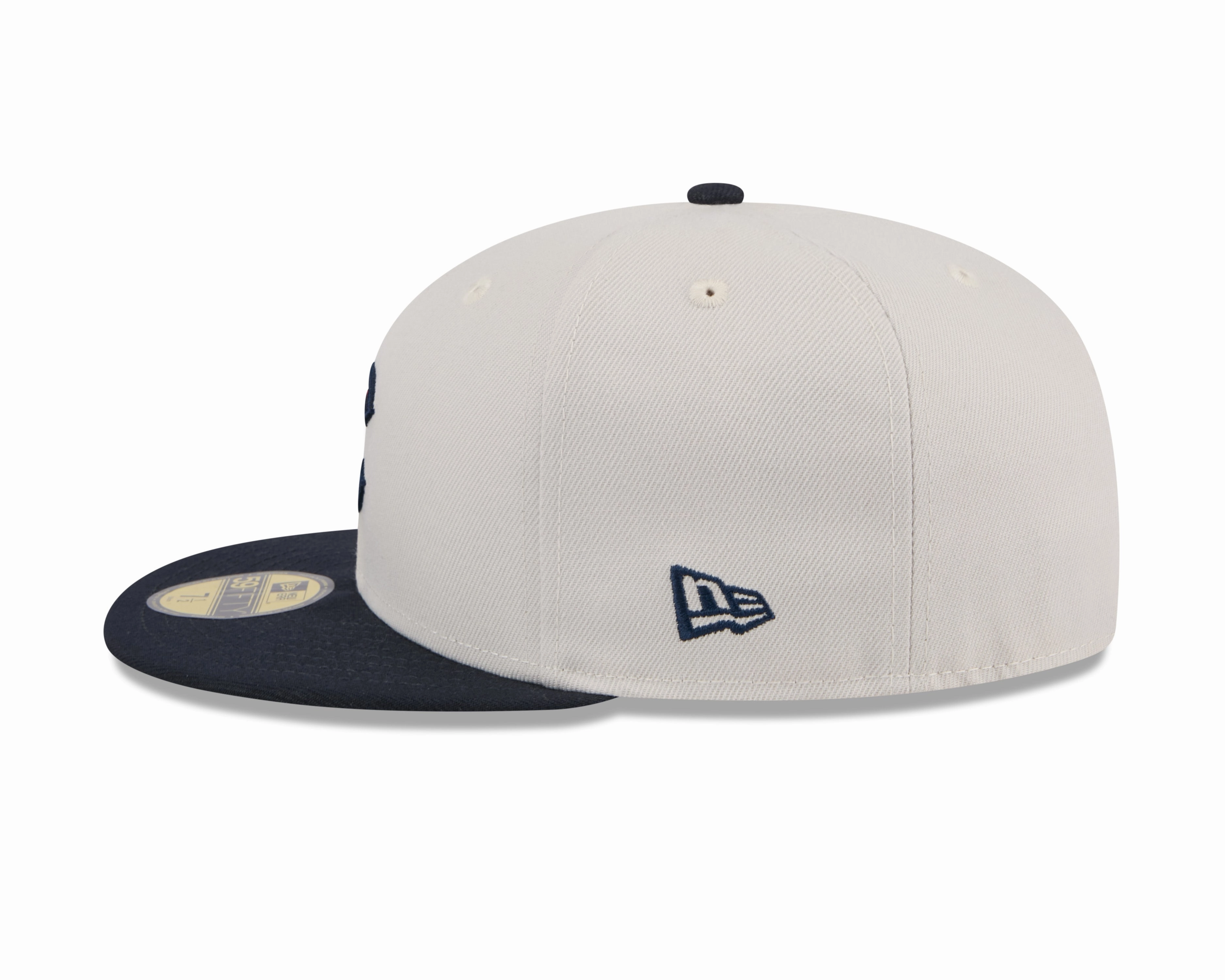 Chicago Cubs 2024 4th of July Stone/Navy On Field New Era 59FIFTY Fitted Hat