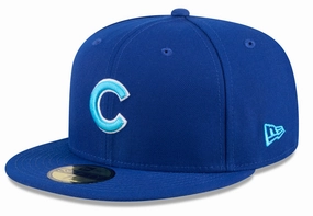 Chicago Cubs 2024 Father's Day New Era Royal Blue Authentic Collection 59FIFTY Fitted Hat