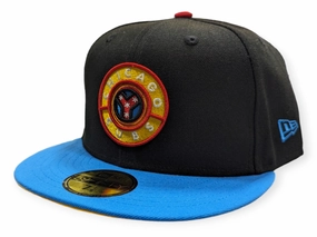 Chicago Cubs Black/Blue Reef/Gold City Connect 59FIFTY Fitted Hat