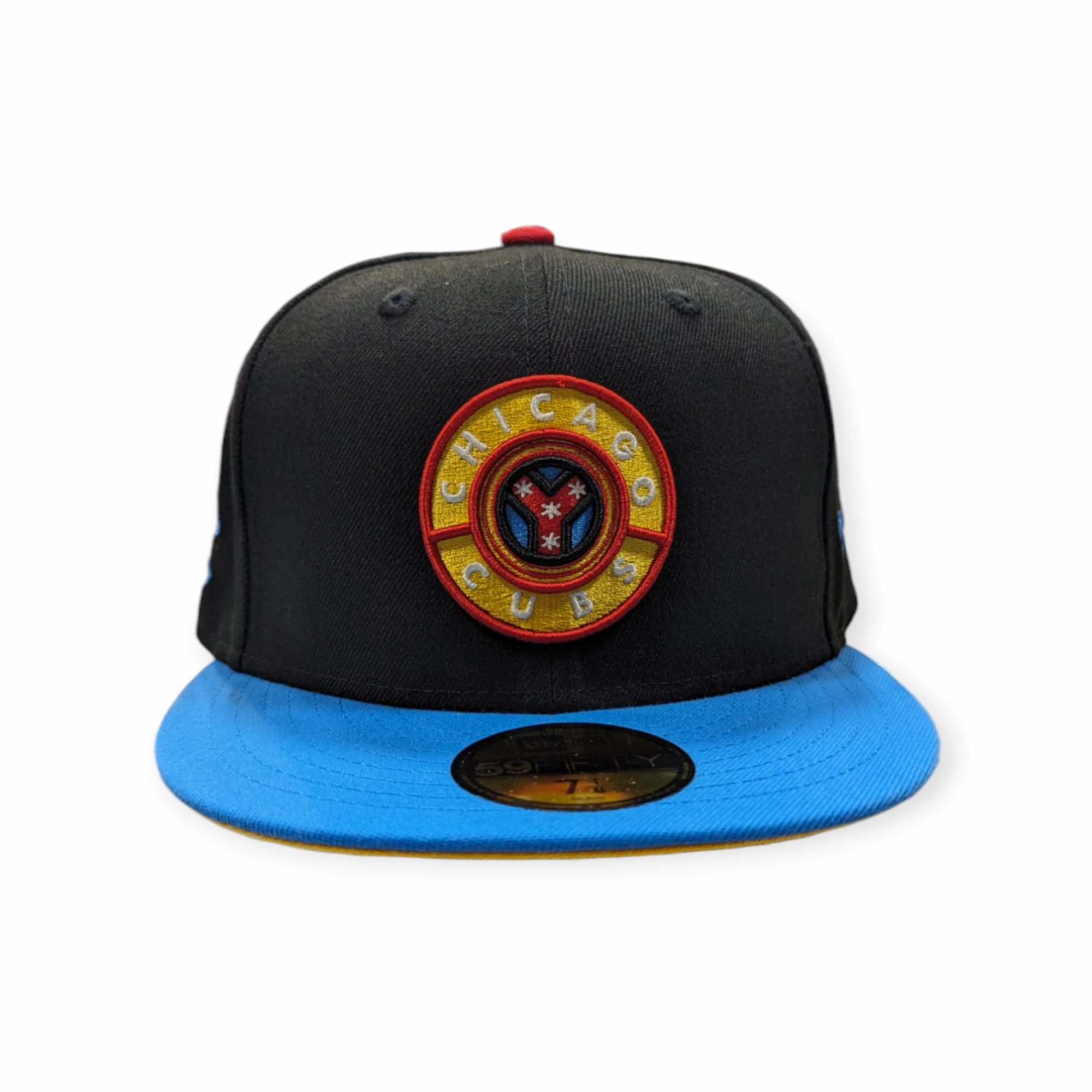 Chicago Cubs Black/Blue Reef/Gold City Connect 59FIFTY Fitted Hat