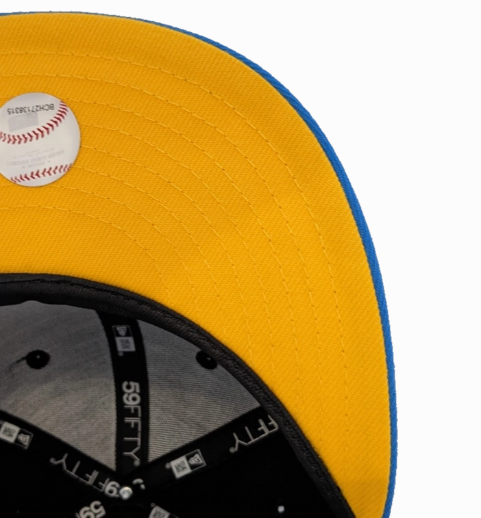 Chicago Cubs Black/Blue Reef/Gold City Connect 59FIFTY Fitted Hat