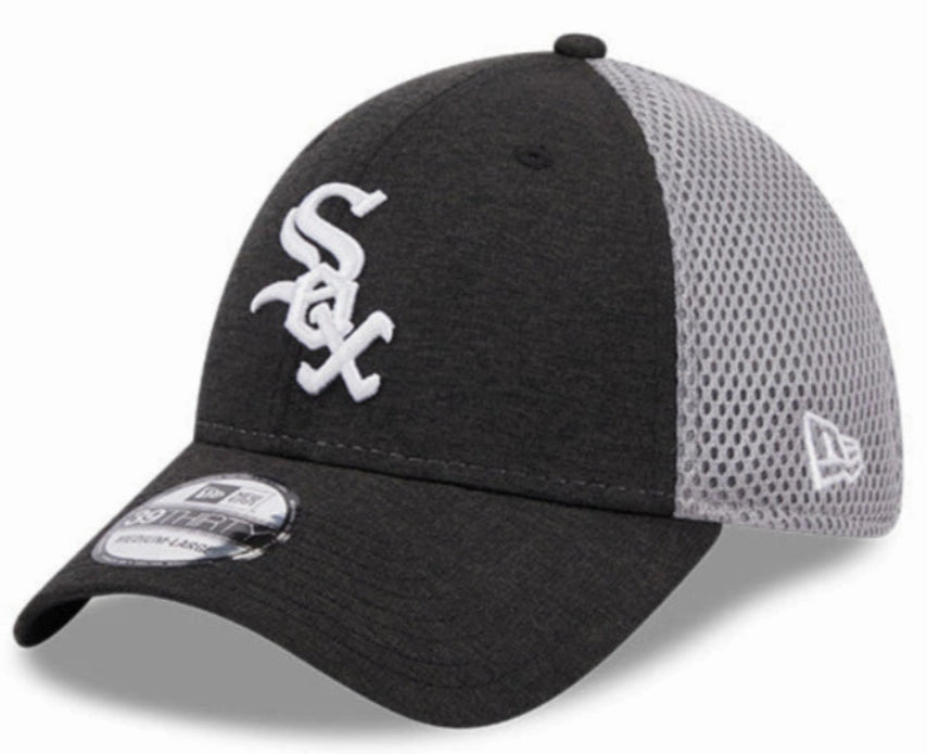 Chicago White Sox New Era Gray Shadowed Neo 39THIRTY Flex Fit Hat