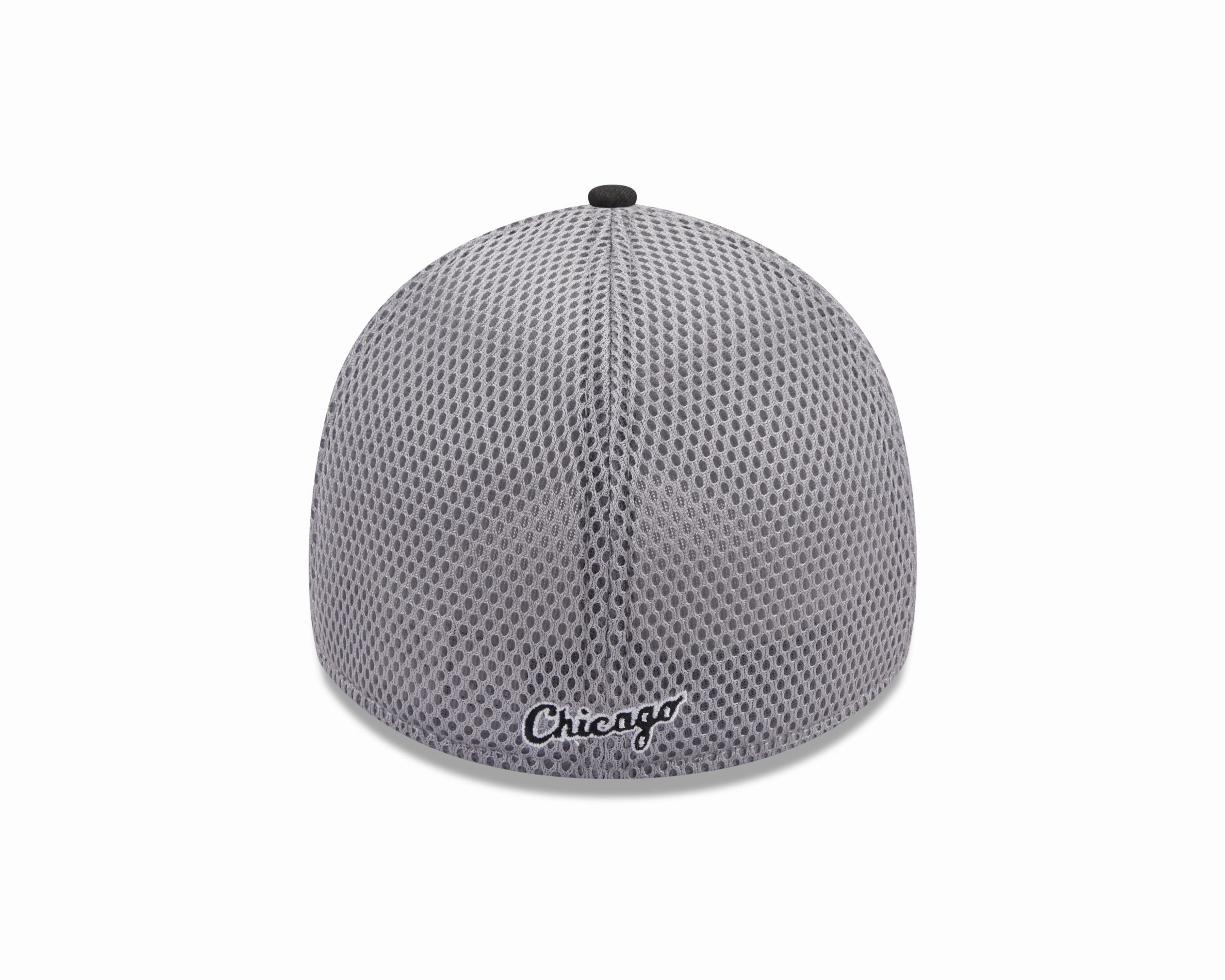 Chicago White Sox New Era Gray Shadowed Neo 39THIRTY Flex Fit Hat