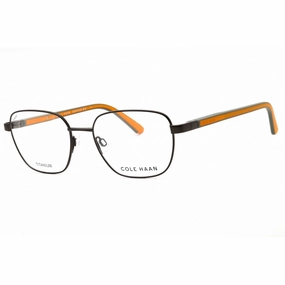 Cole Haan Men's Eyeglasses - Gunmetal Metal Square Full Rim Frame | CH4041 033