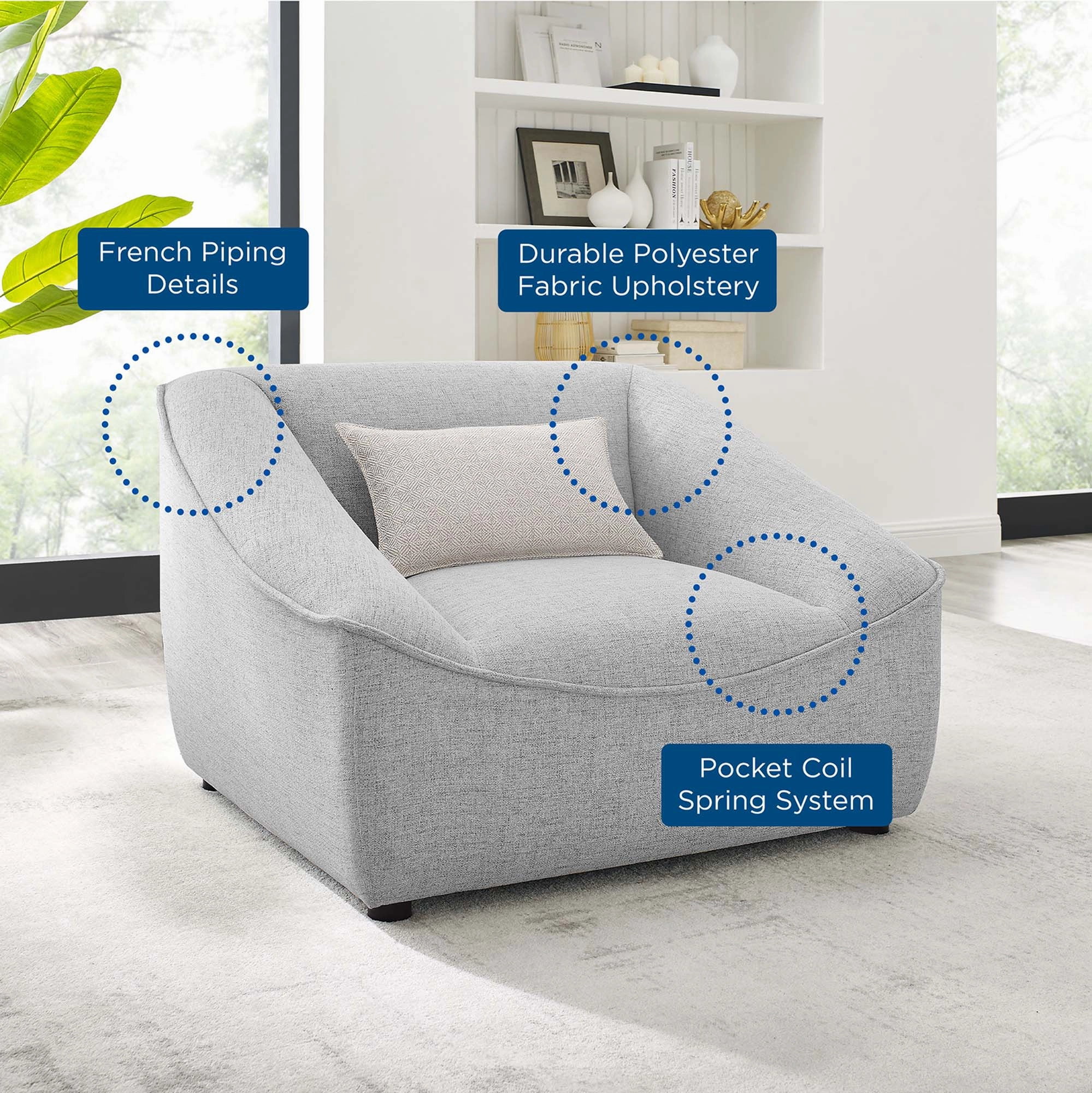 Comprise Armchair by Modway