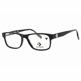 Converse Men's Eyeglasses - Black Plastic Rectangular Full Rim Frame | CV5001 001