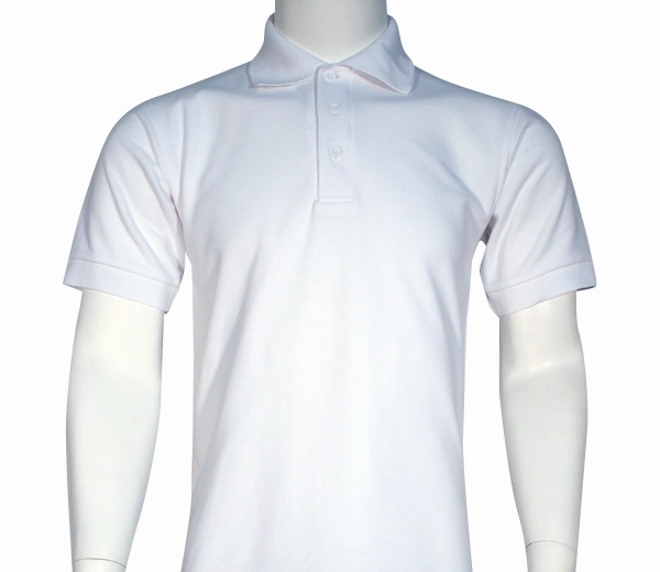 Cotton Honeycomb Polo Shirt -