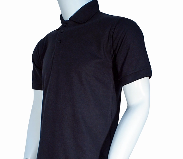 Cotton Honeycomb Polo Shirt -